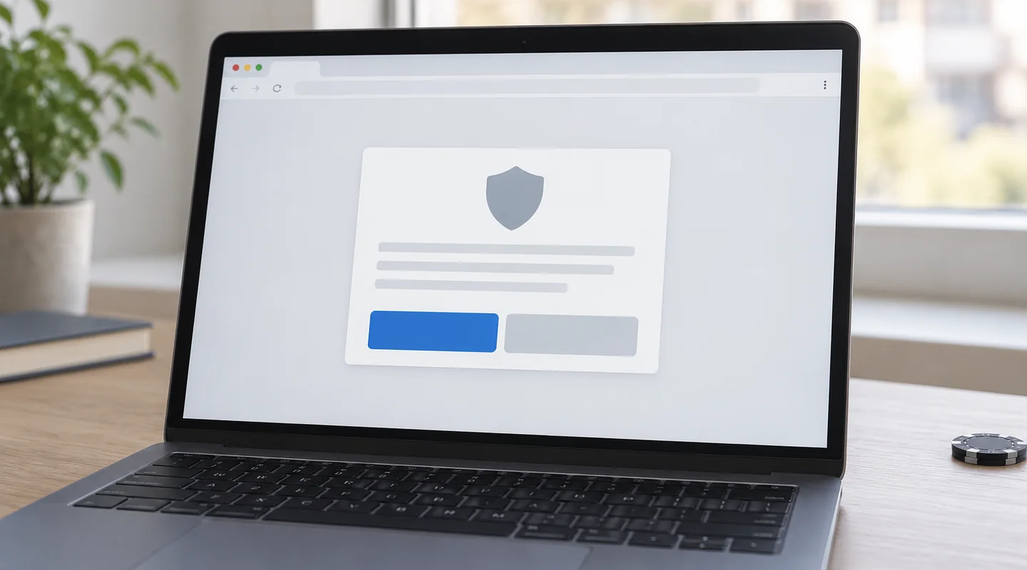 Sütiválasztó felület egy laptop képernyőjén